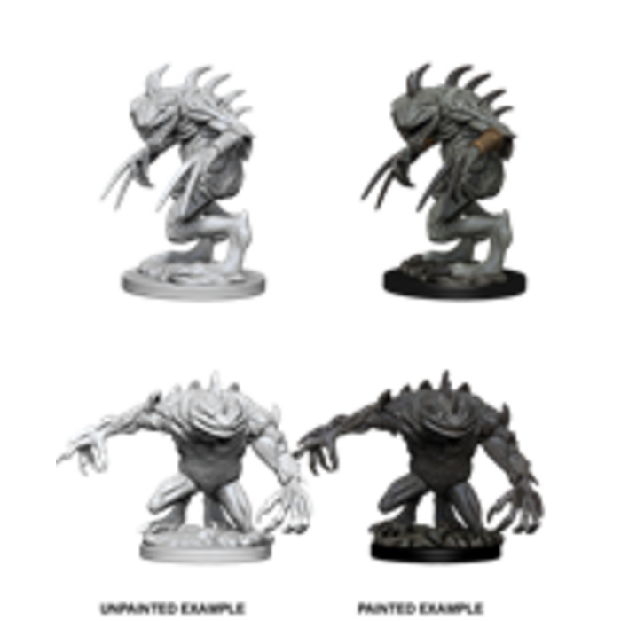 Wizkids/NECA LLC Nolzur's Marvelous Miniatures: Gray Slaad & Death Slaad