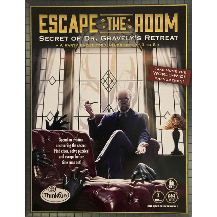 Thinkfun Games Escape The Room: Secret of Dr. Gravelys Retreat
