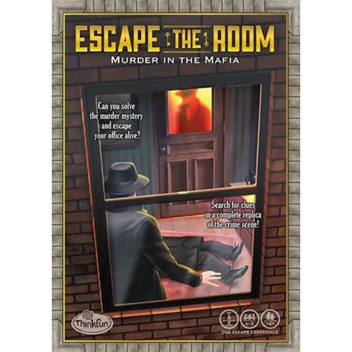Thinkfun Games Escape The Room: Murder in the Mafia