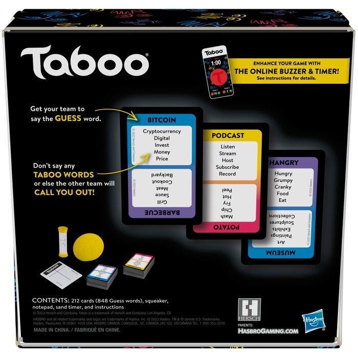 Hasbro Classic Taboo Game (2023)