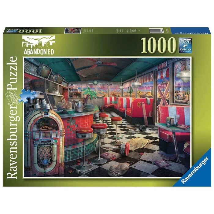 Ravensburger 1000 pcs - Abandoned: Decaying Diner