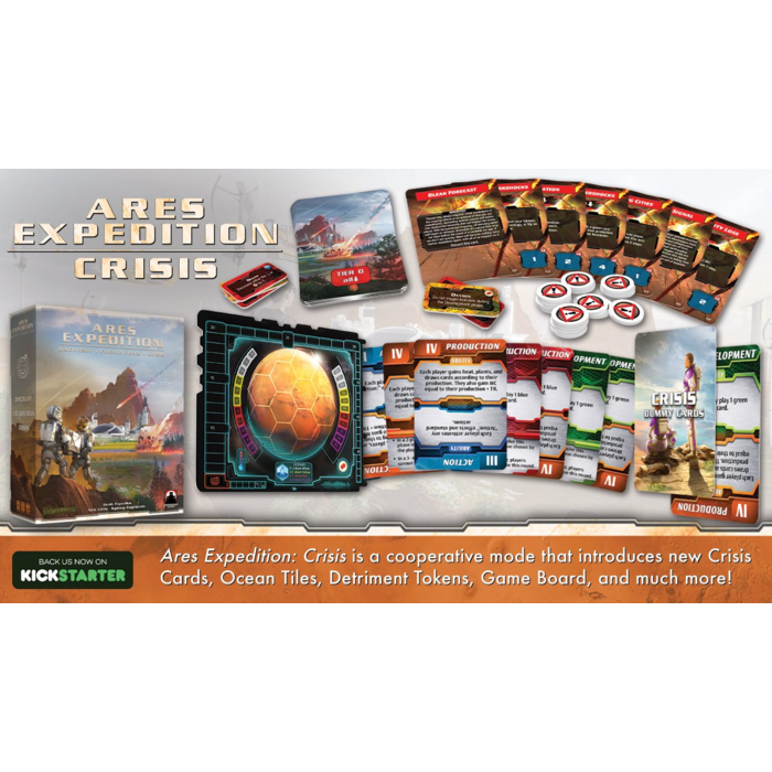 Stronghold Games Terraforming Mars Card Game Ares Expedition: Crisis Expansion