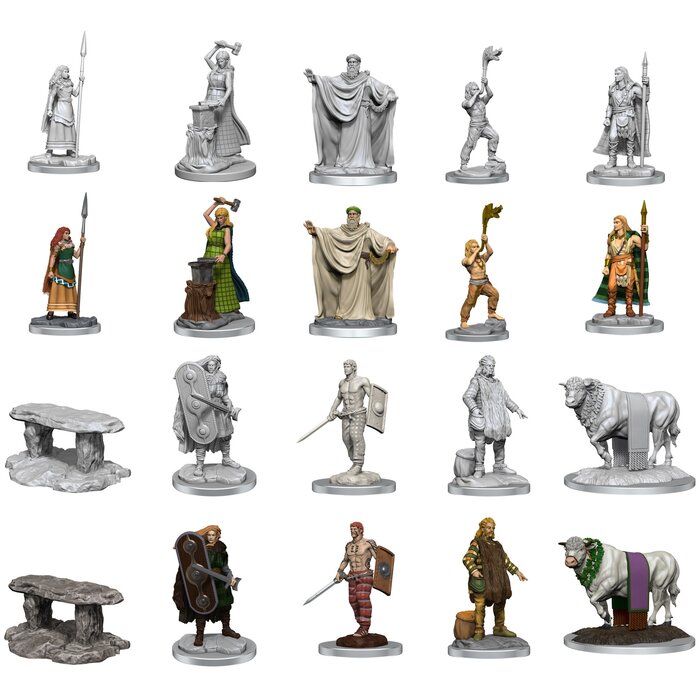 Wizkids/NECA LLC Pathfinder Deep Cuts Miniatures: Brigante Celts