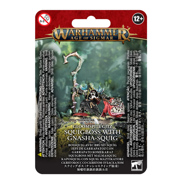Games Workshop Warhammer Age of Sigmar: Gloomspite Gitz - Squigboss with Gnasha-Squig