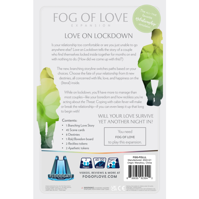 Floodgate Games Fog of Love: Love on Lockdown Expansion