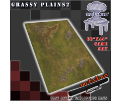 Table War Playmat - F.A.T. Mats (Fatmats): 60" x 44" Grassy Plains 2