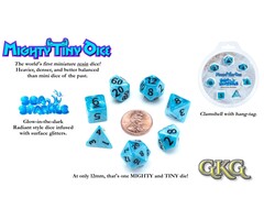 Gate Keeper Games 7-Piece Mini Dice Set (12mm): Mighty Tiny