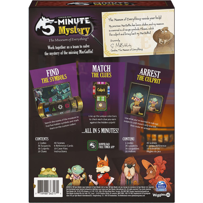 Outset Media 5 (Five) Minute Mystery: The Museum of Everything