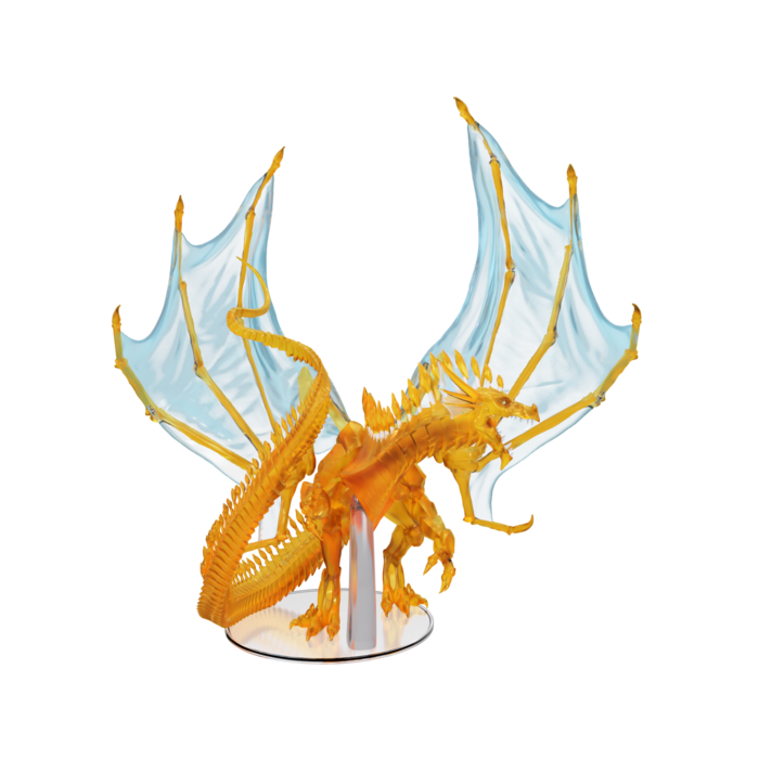 Wizkids/NECA LLC D&D Icons of the Realms: Adult Topaz Dragon Premium Painted Miniature
