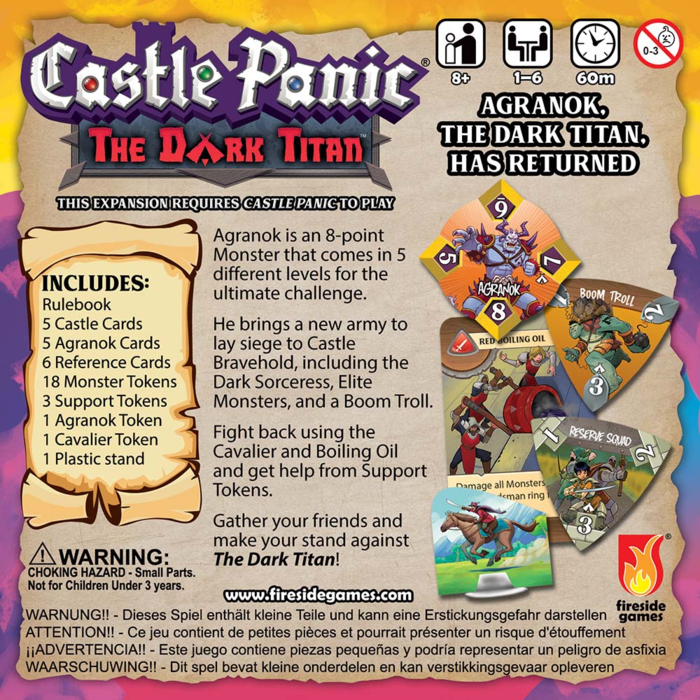 Fireside Games Castle Panic Second Edition: The Dark Titan Expansion