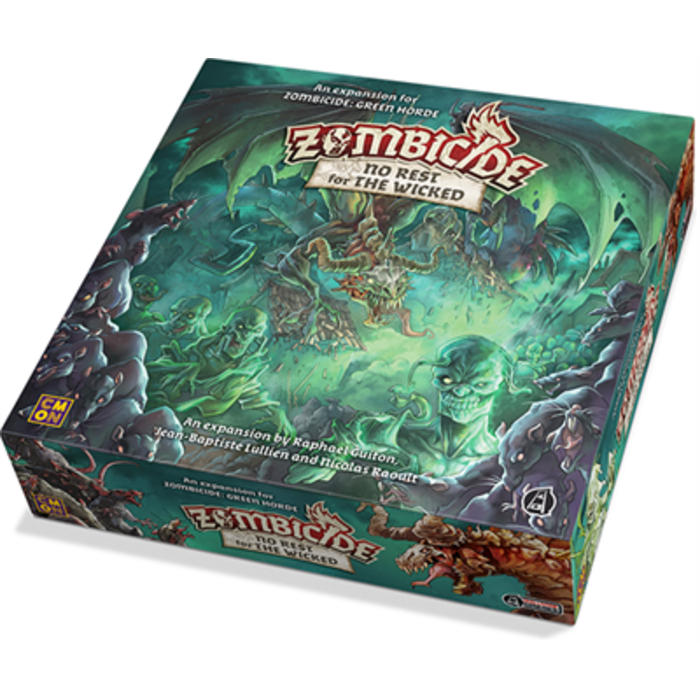 CMON Zombicide - Green Horde/Black Plague: No Rest For the Wicked Expansion