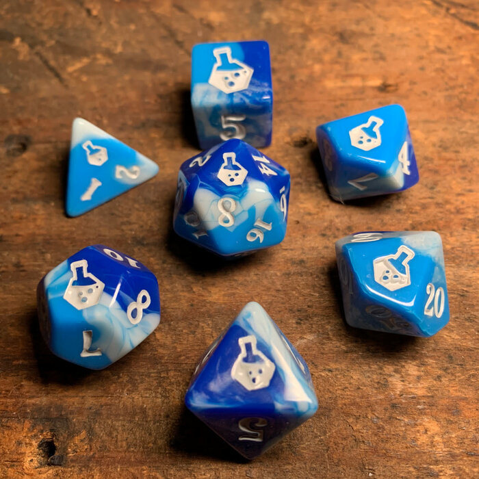Misc RPGs Polydice Potions 7-Piece RPG Dice Set: