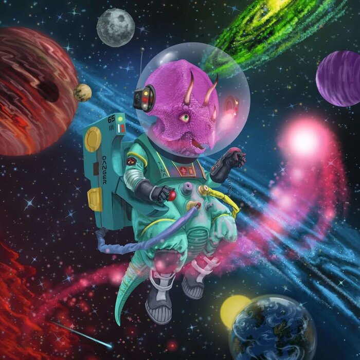 Ravensburger 3x49 pcs - Dinosaurs in Space