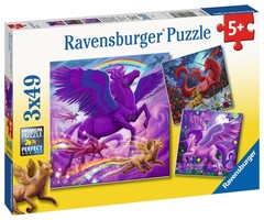 Ravensburger 3x49 pcs - Mythical Majesty