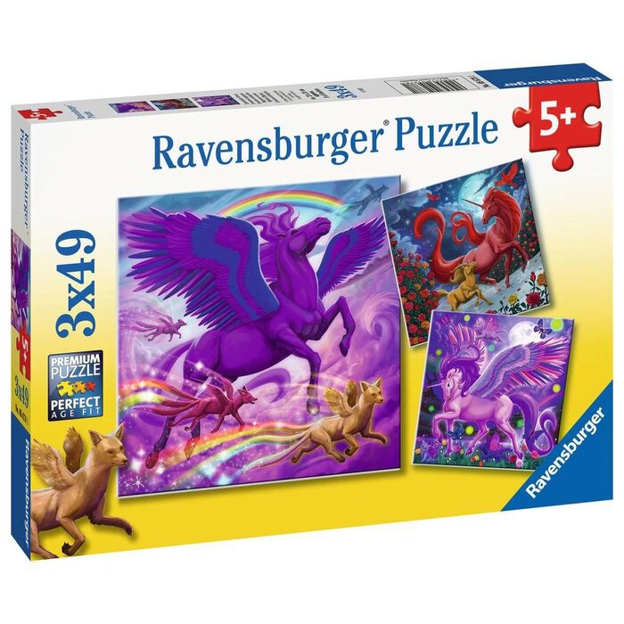 Ravensburger 3x49 pcs - Mythical Majesty