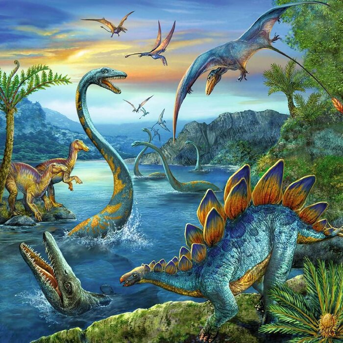 Ravensburger 3x49 pcs - Dinosaur Fascination