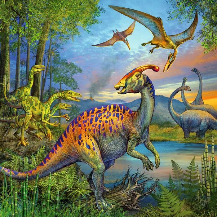 Ravensburger 3x49 pcs - Dinosaur Fascination
