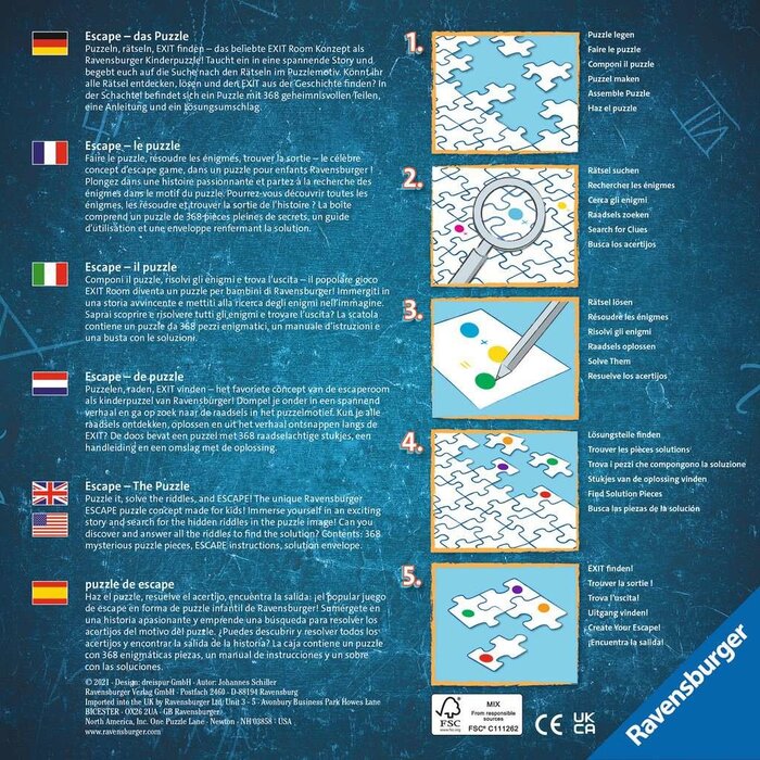 Ravensburger 368 pcs - Whispering Woods Escape Puzzle KIDS