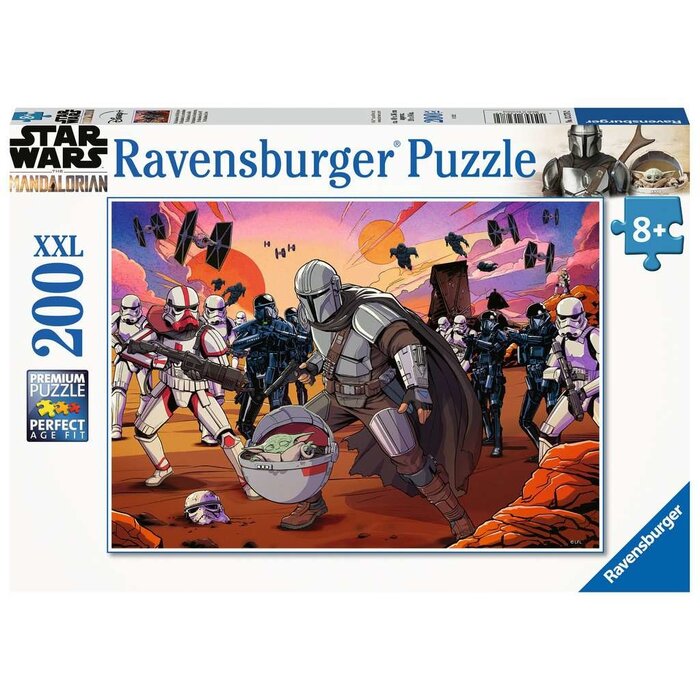 Ravensburger 200 pcs - Star Wars: The Mandalorian: Face Off (XXL)