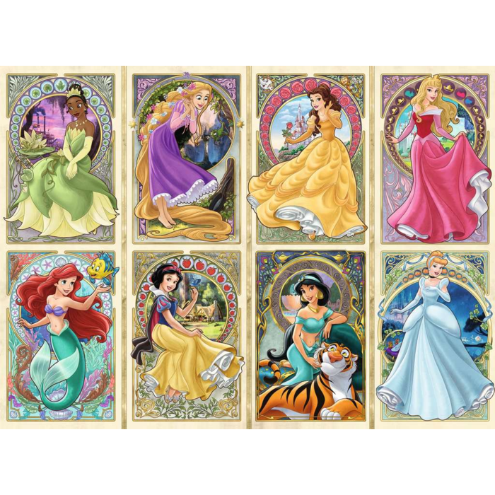 Ravensburger 1000 pcs - Disney Art Nouveau Princess