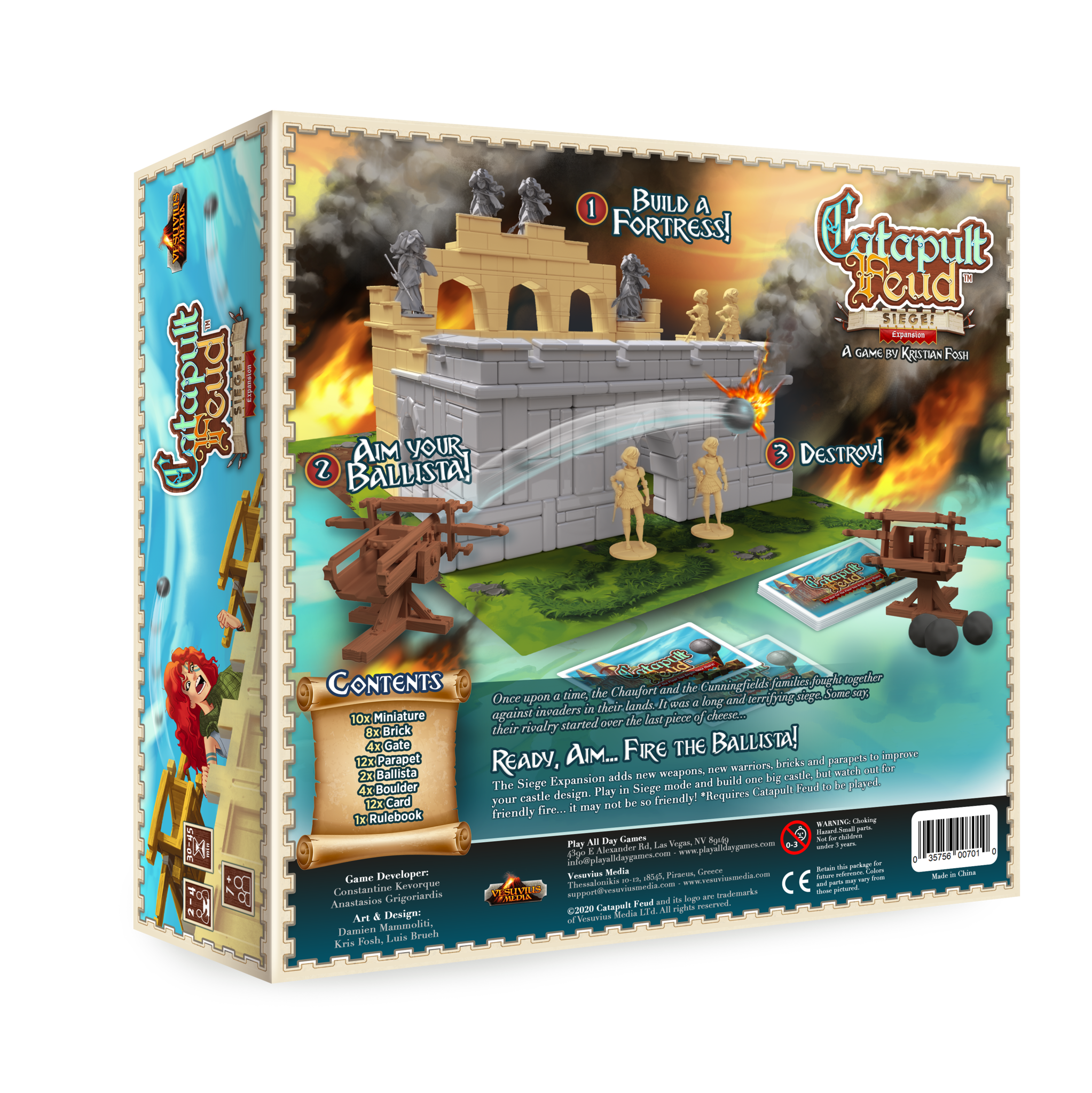 Catapult Feud - Siege Expansion - Boardgames.ca