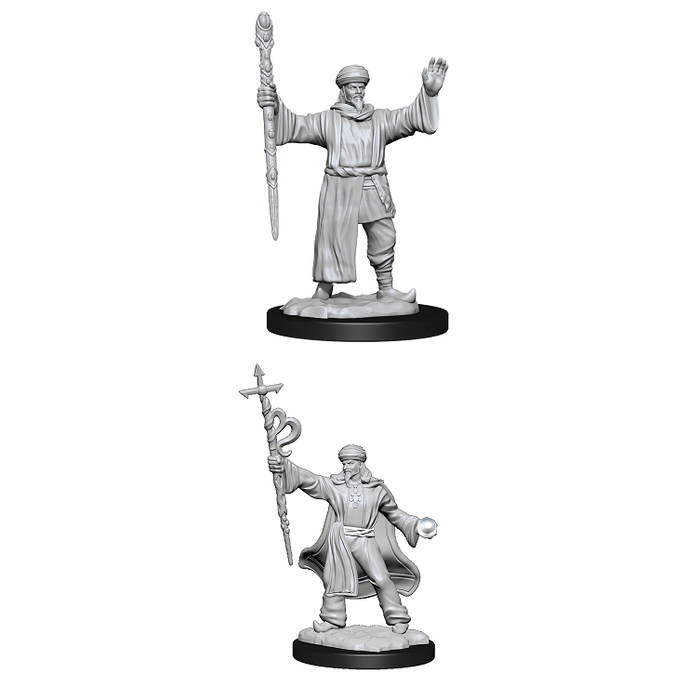 Wizkids/NECA LLC Nolzur's Marvelous Miniatures: Human Wizard Male (2023)