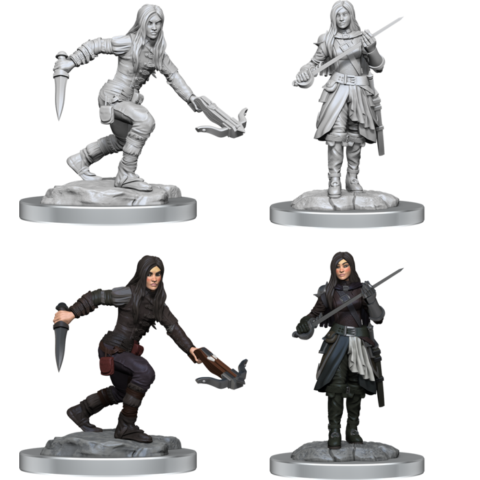 Wizkids/NECA LLC Nolzur's Marvelous Miniatures: Half-Elf Rogue Female (2023)