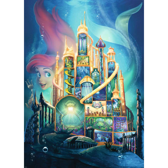 Ravensburger 1000 pcs - Disney Castle Collection: Ariel
