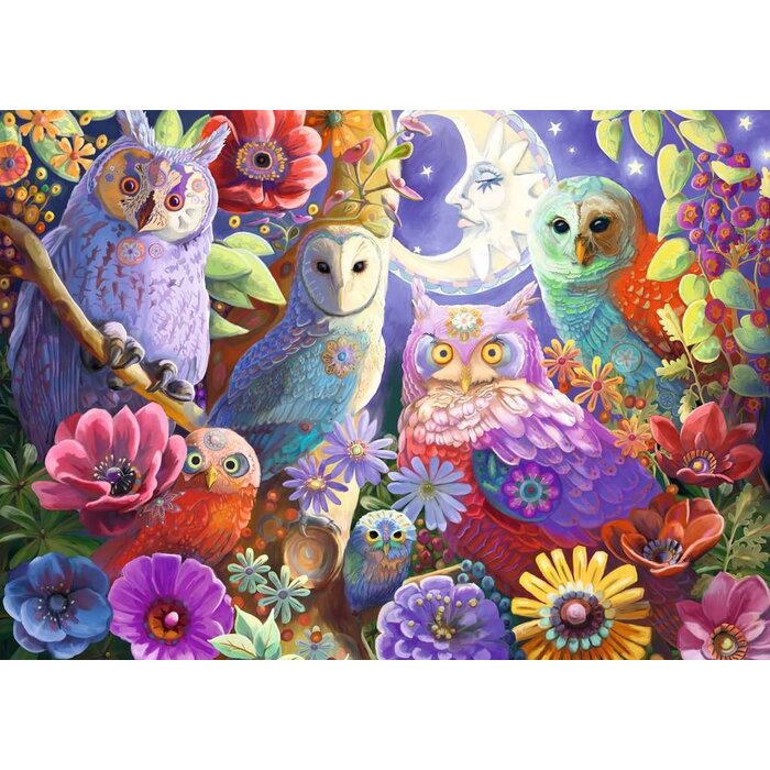 Ravensburger 300 pcs - Night Owl Hoot (Large Piece Format)