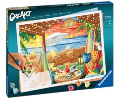 CreArt Paint by Numbers - Cozy Cabana