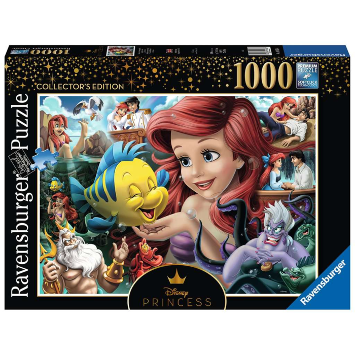 Ravensburger 1000 pcs - Disney Princess Heroines Collector's Edition: Ariel