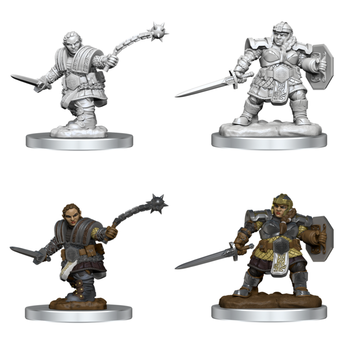 Wizkids/NECA LLC Nolzur's Marvelous Miniatures: Dwarf Fighter Female