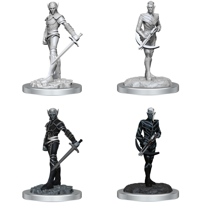 Wizkids/NECA LLC Nolzur's Marvelous Miniatures: Drow Fighters