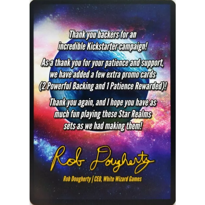 Wise Wizard Games Star Realms: Frontiers Kickstarter Promos