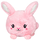 Squishable Mini Pink Fluffy Bunny 7"