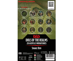 Wizkids/NECA LLC D&D Idols of the Realms 2D Minis - Scales and Tails: Snake Den