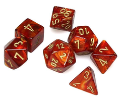 Chessex 7-Piece Mini RPG Dice Set: Scarab