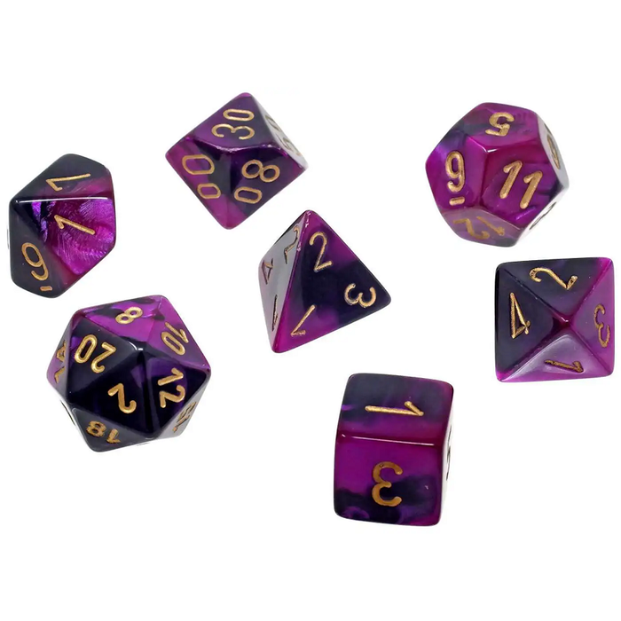 Chessex 7-Piece Mini RPG Dice Set: Gemini