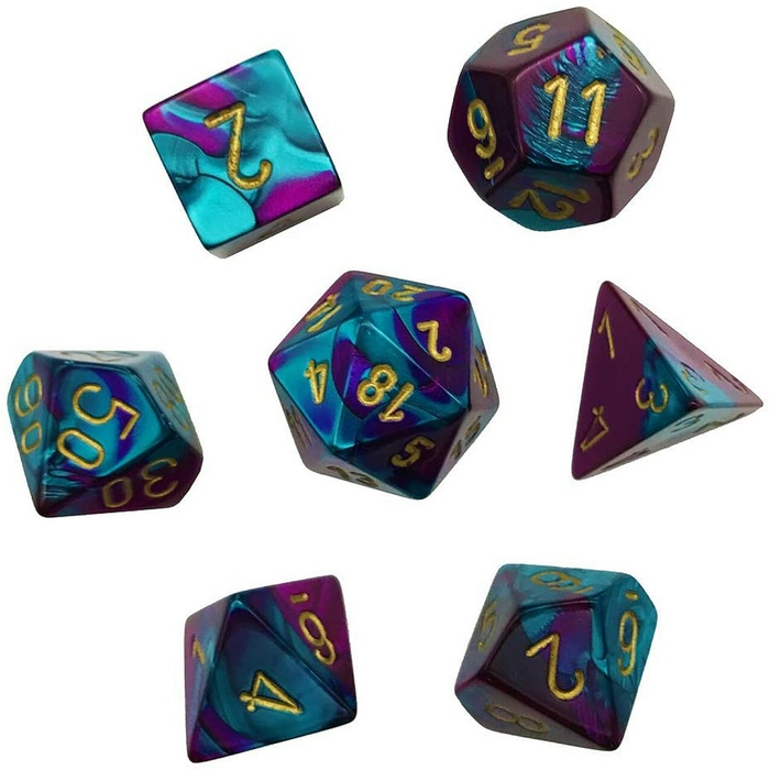 Chessex 7-Piece Mini RPG Dice Set: Gemini