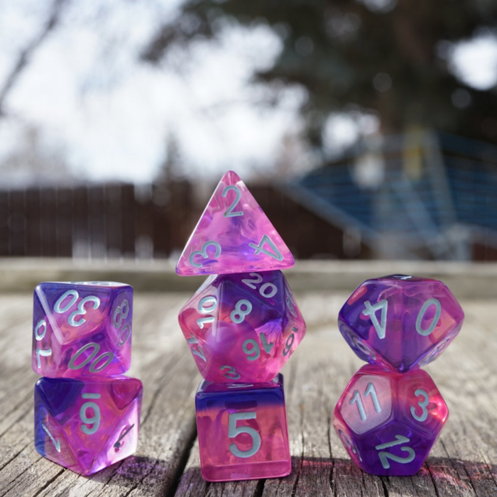Adventure Dice 7-Piece RPG Dice Set: Ice Cream Dice