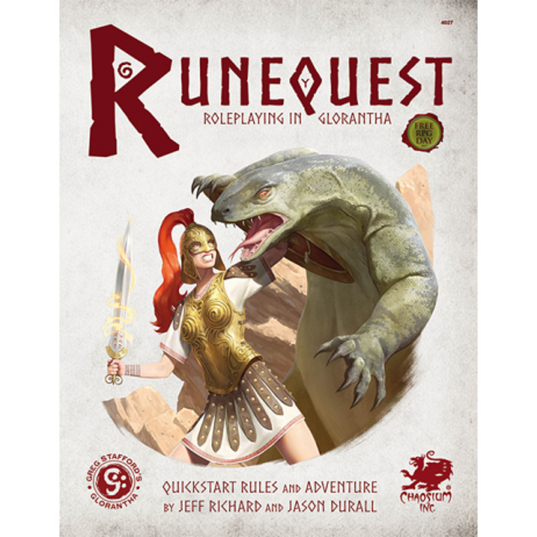 Runequest: Roleplaying In Glorantha Quick Start - Boardgames.ca