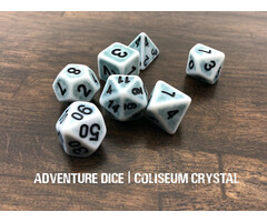 Adventure Dice 7-Piece RPG Dice Set: Coliseum