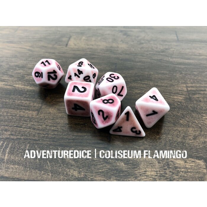 Adventure Dice 7-Piece RPG Dice Set: Coliseum