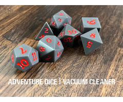 Adventure Dice 7-Piece RPG Dice Set Random Objects