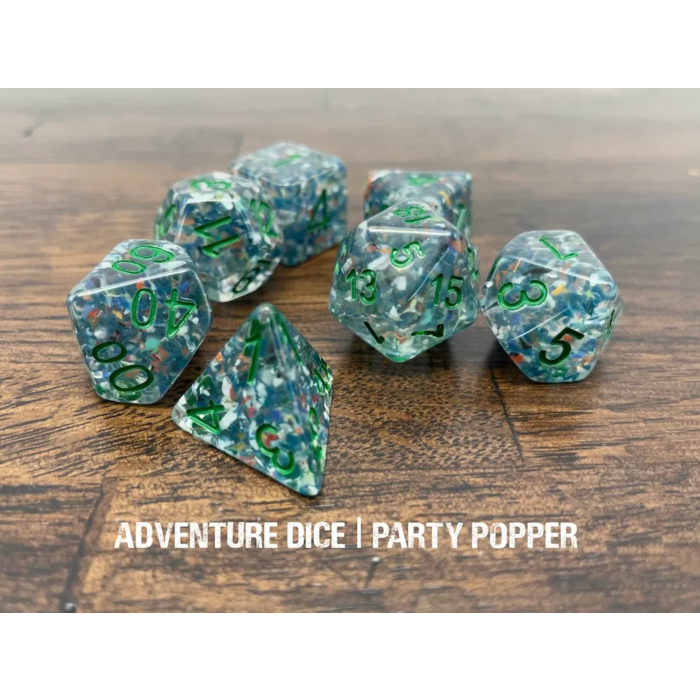 Adventure Dice 7-Piece RPG Dice Set Random Objects
