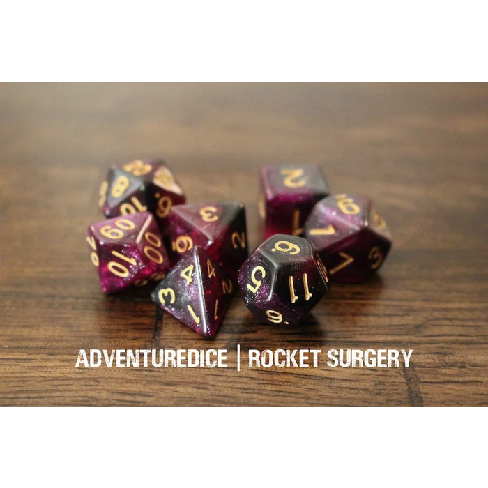 Adventure Dice 7-Piece RPG Dice Set: Jobs