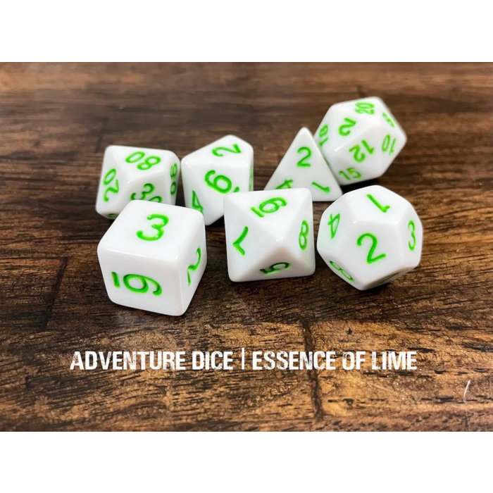 Adventure Dice 7-Piece RPG Dice Set: Essence of