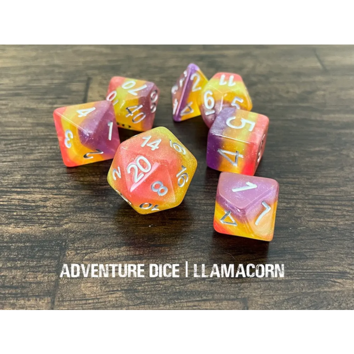 Adventure Dice 7-Piece RPG Dice Set: Creatures
