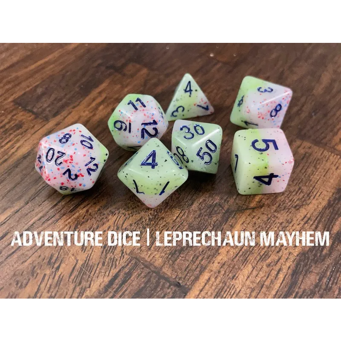 Adventure Dice 7-Piece RPG Dice Set: Creatures