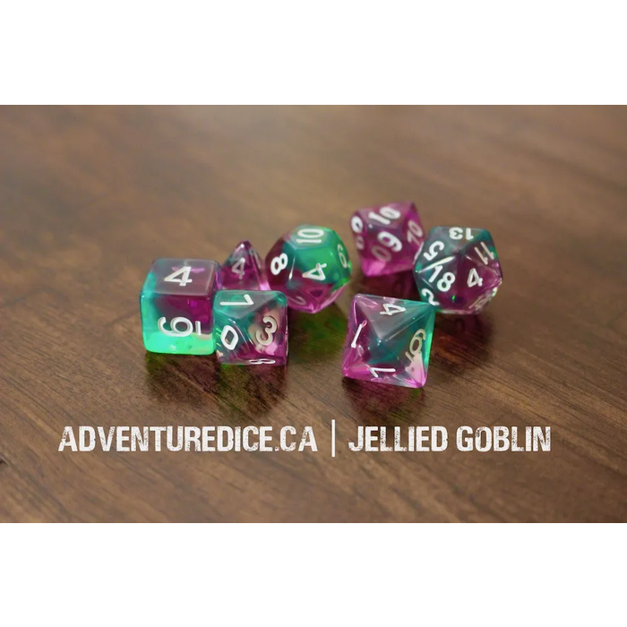 Adventure Dice 7-Piece RPG Dice Set: Creatures